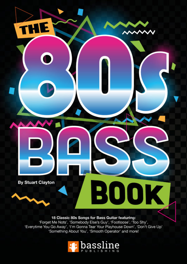 Front cover of The 80s Bass Book